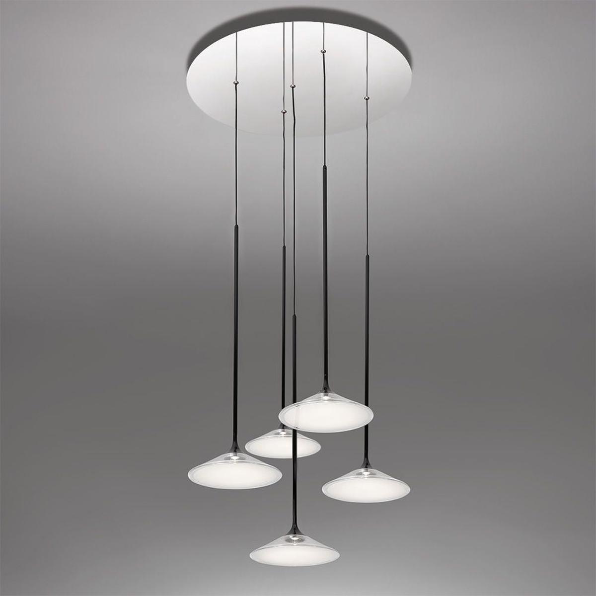 Artemide Orsa cluster 5 suspension lamp LED