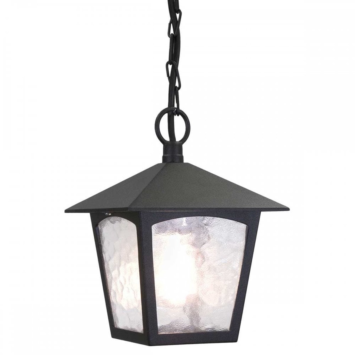 BL6B-BLACK York Outdoor 1 Light Porch Chain Lantern Black