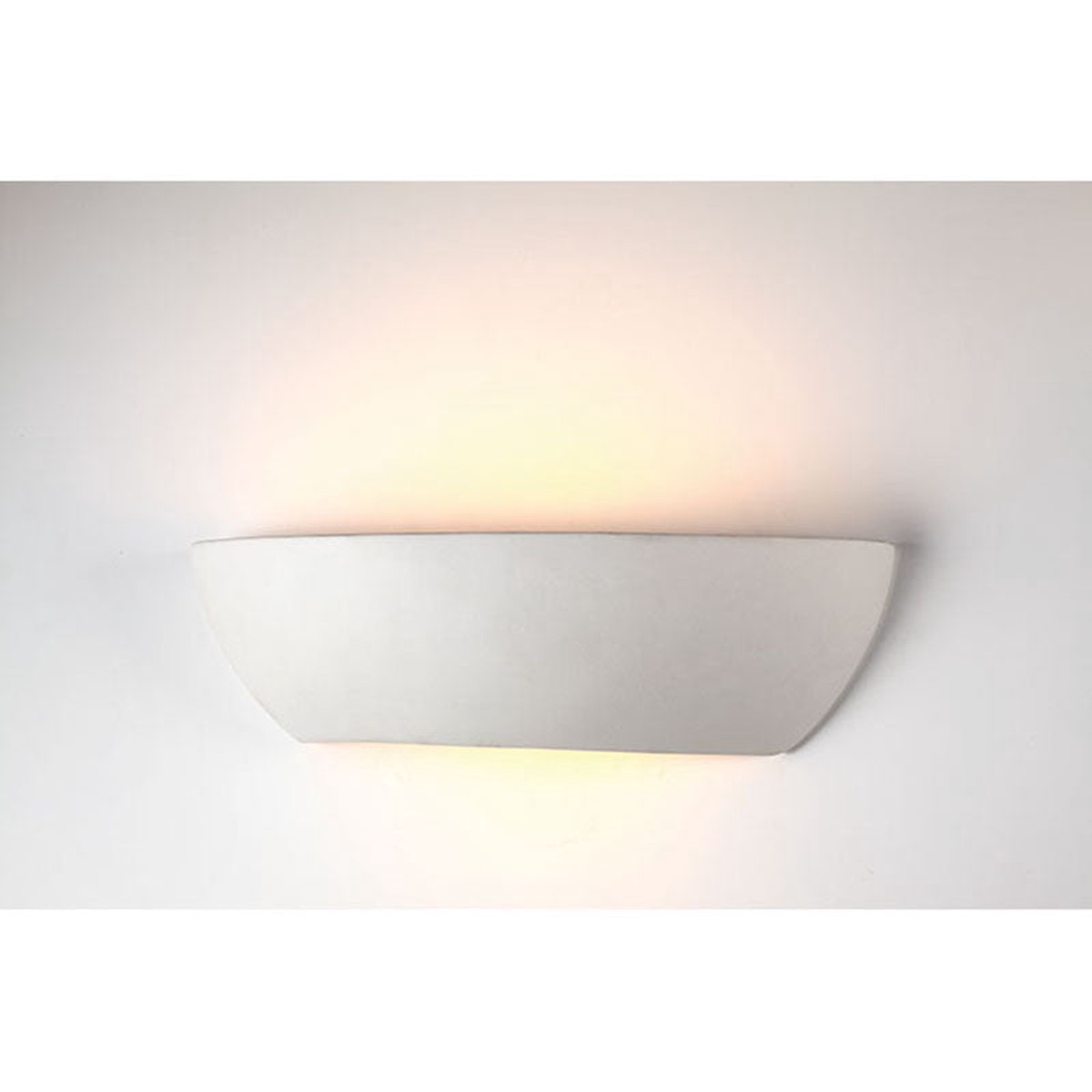 Ceramic Bowl E27 Uplighter – White