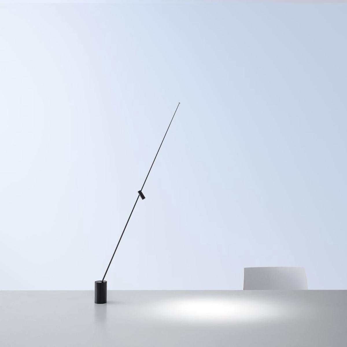 Davide Groppi FM portable table lamp LED matt black