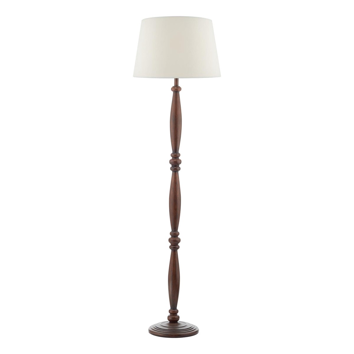 HAY4947-CEZ1829 Hayward Floor Lamp Wood Effect With Shade