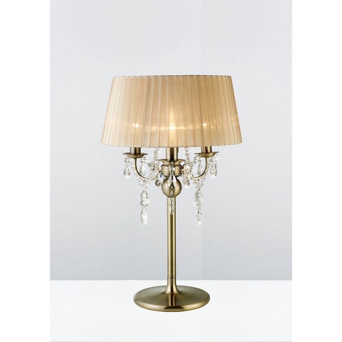IL30065/SB Olivia Table Lamp Soft Bronze Shade