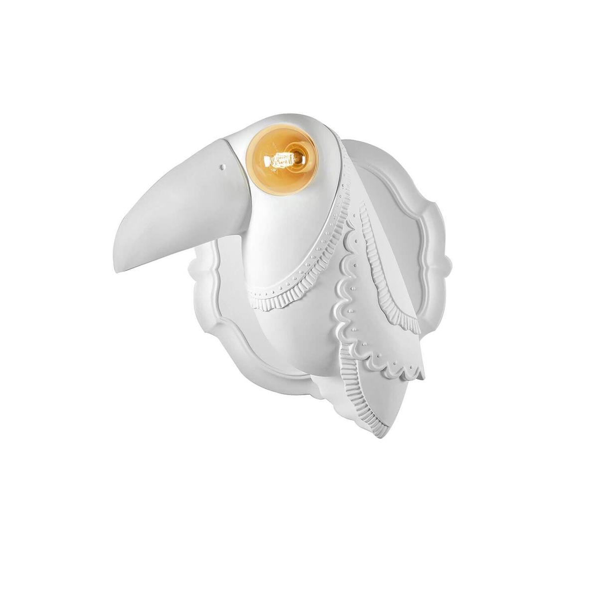 Karman Cubano wall lamp in the shape of a parrot