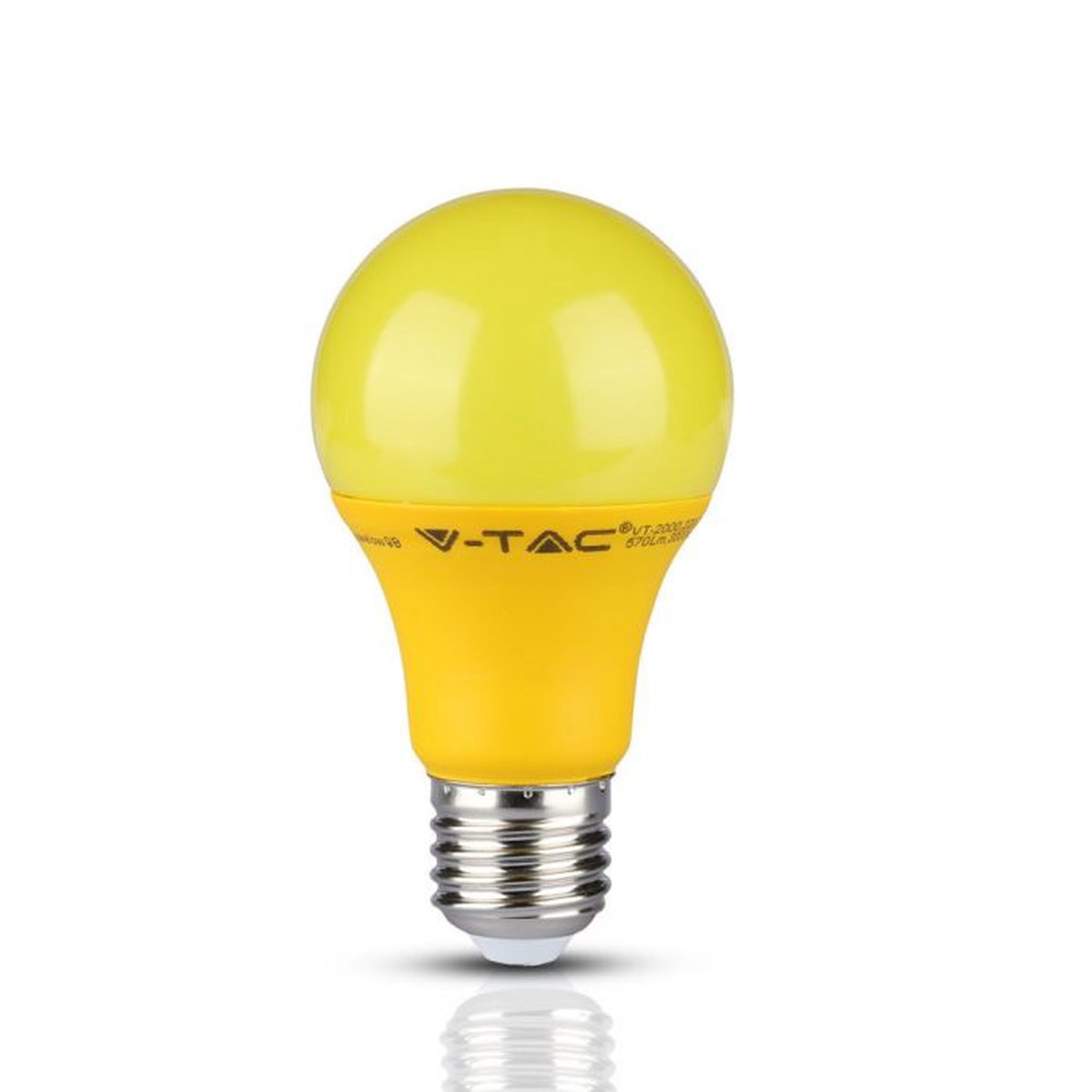 LED E27 LAMP 9W 806lm 200 60X112 YELLOW