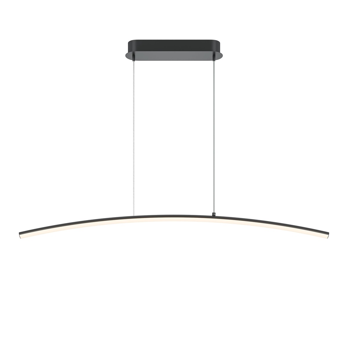 Light Reflection LED Linear Pendant – Black/Brass