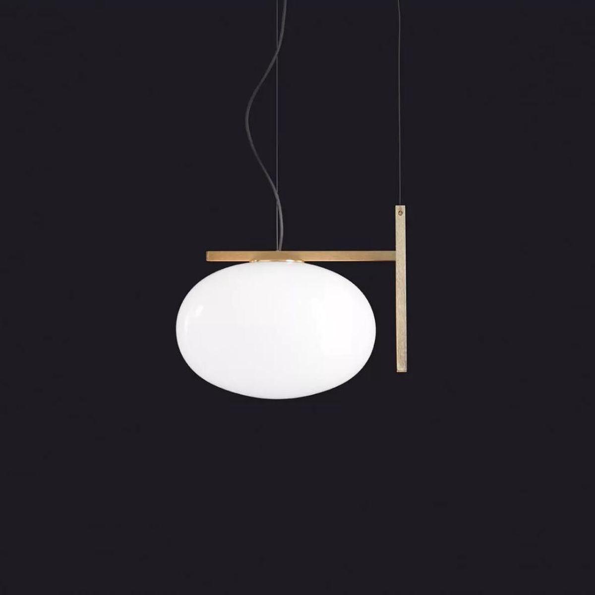OLuce Alba 466 suspension lamp satin brass