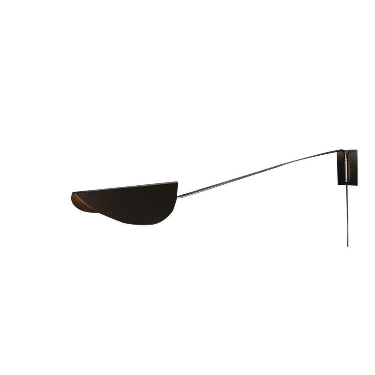 OLuce Plume 158 wall lamp bronze 80 cm.