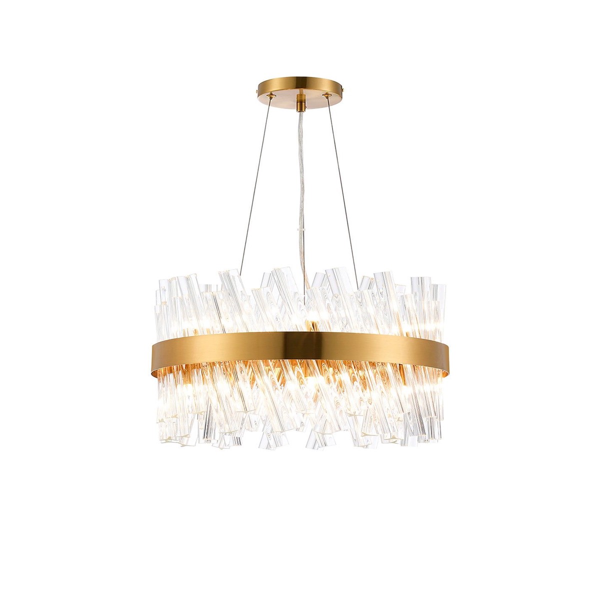 Bellina 6/10Lt Round Pendant, Brass/Nickel/Black – Various Finishes