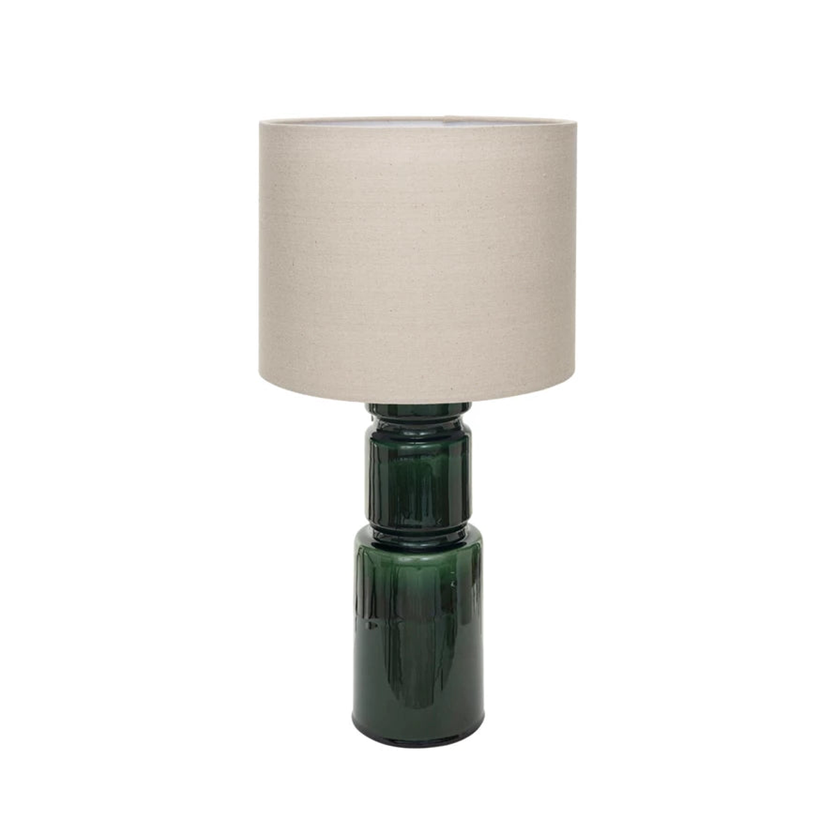 Ceramic Table Lamp With Linen Shade