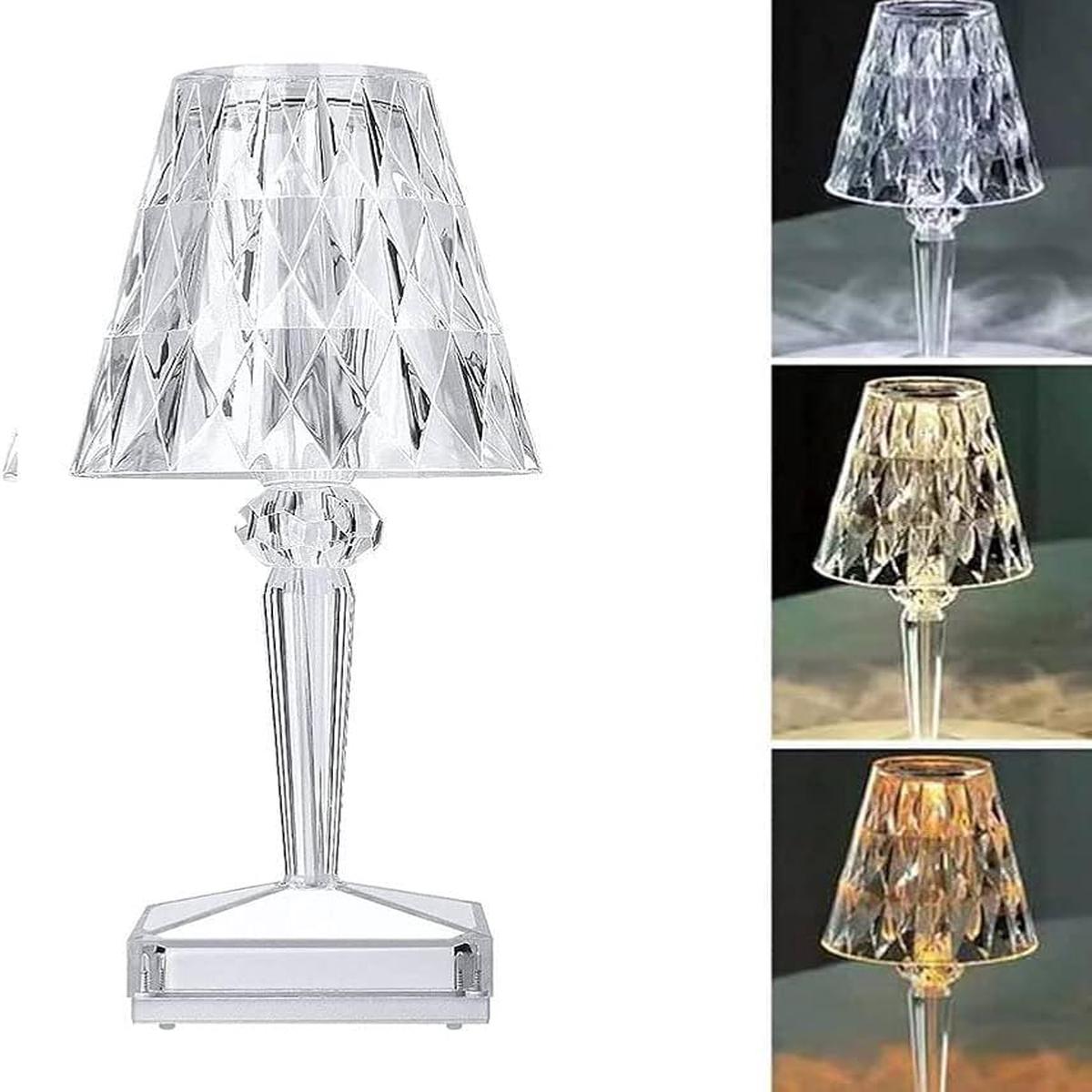 Diamond Table Lamp USB Charging Touch Lamp S3588465