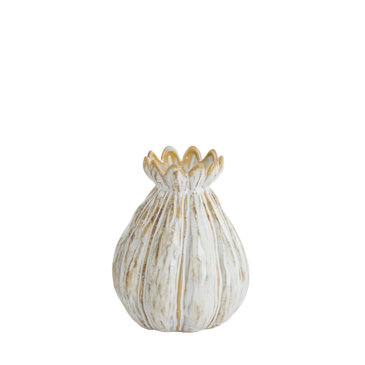Feline Vase Deco – ceramics cream-brown