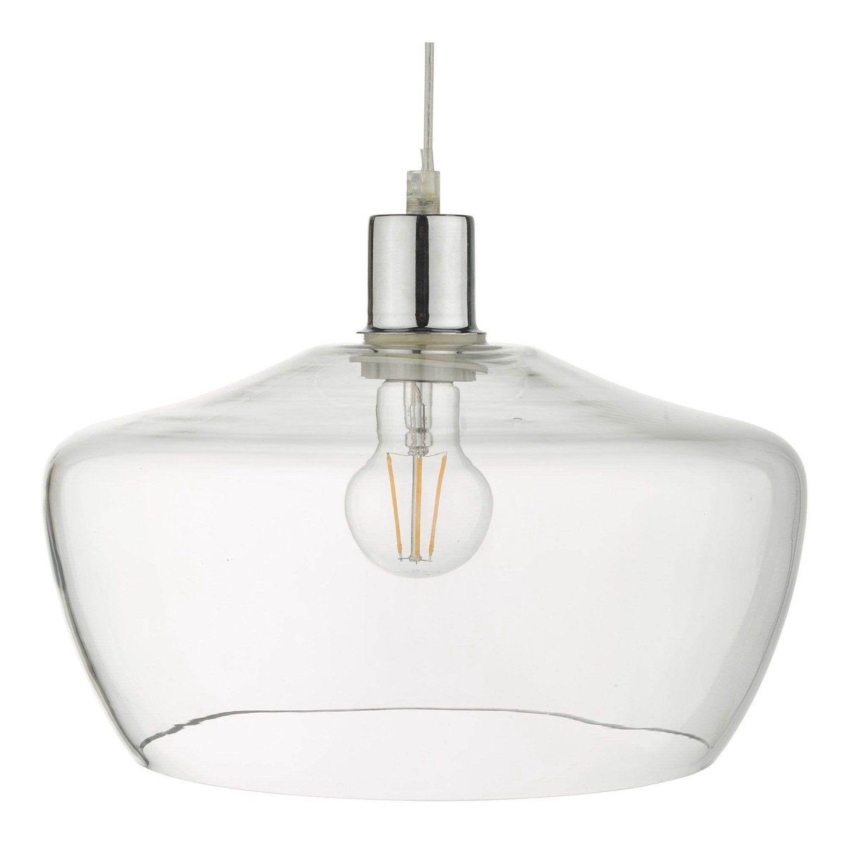 Fidella Easy Fit Pendant Clear Glass