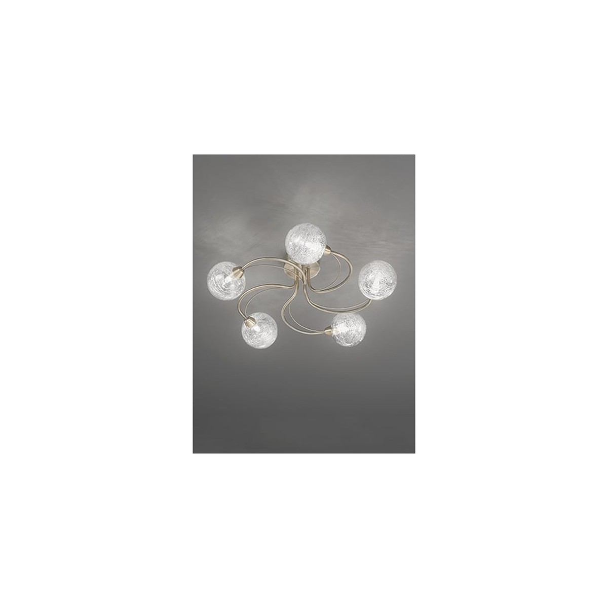 FL2328/5 Gyro 5 Light Ceiling Flush Bronze