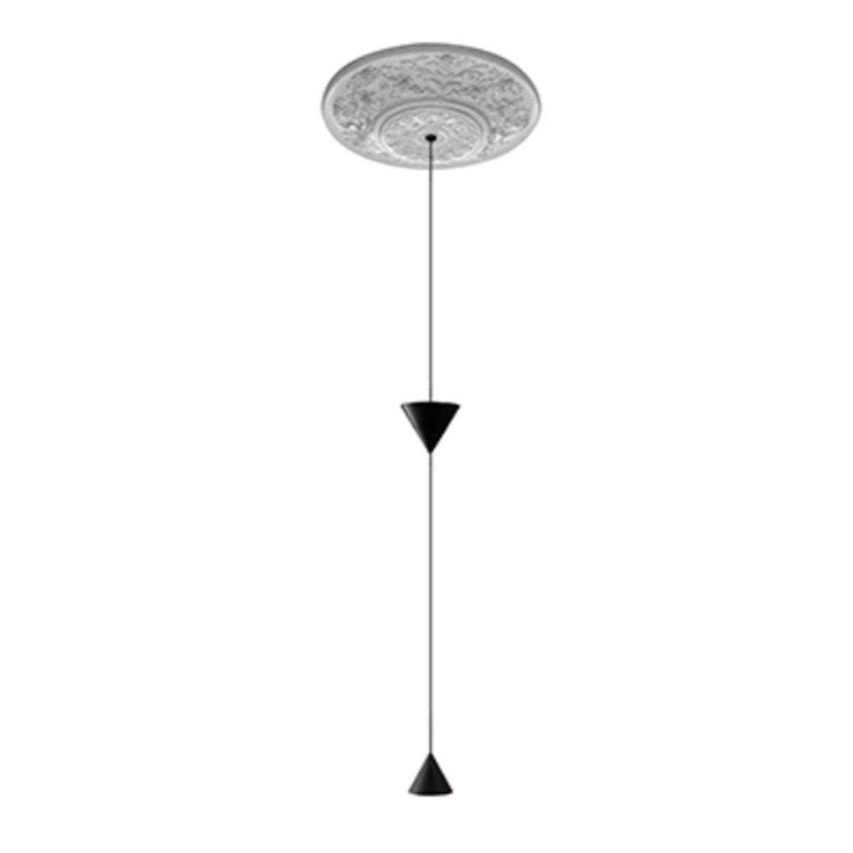 Karman Moonbloom LED suspension lamp 2 light points diam. 40 cm.