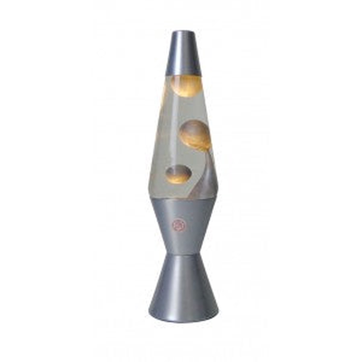 Lava Lamp ClearMetallic Silver