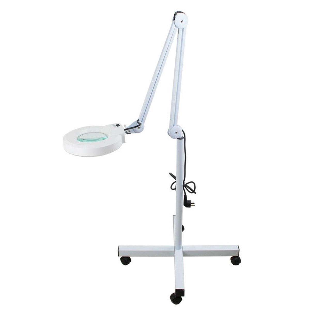 LED Magnifying Floor Lamp – White