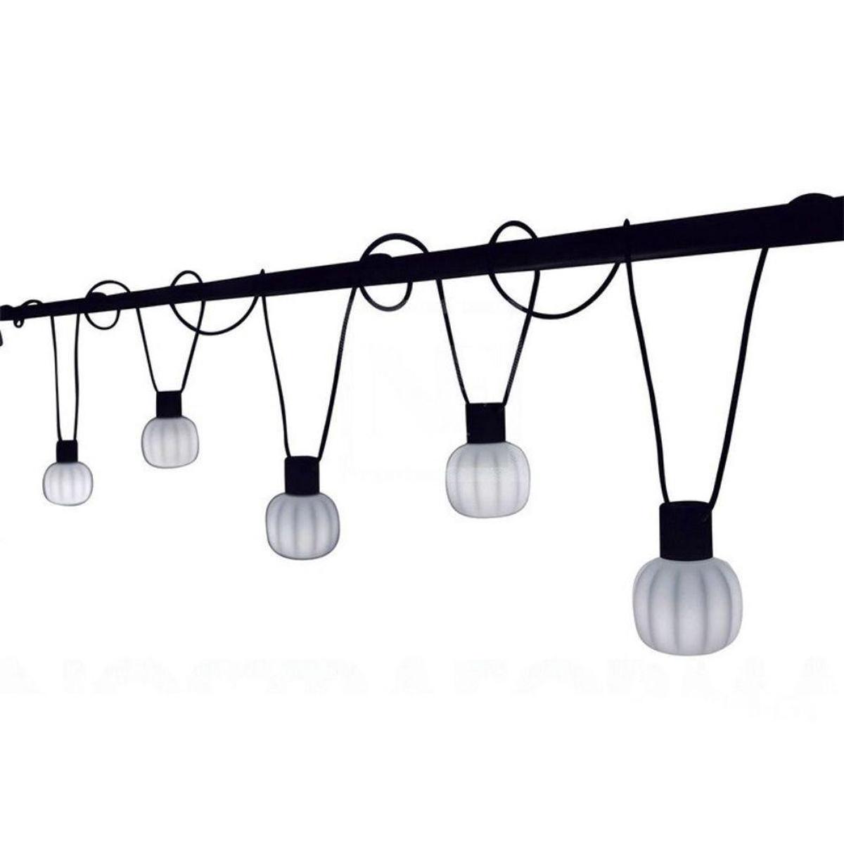 Martinelli Luce Kiki outdoor suspension lamp 5 light points