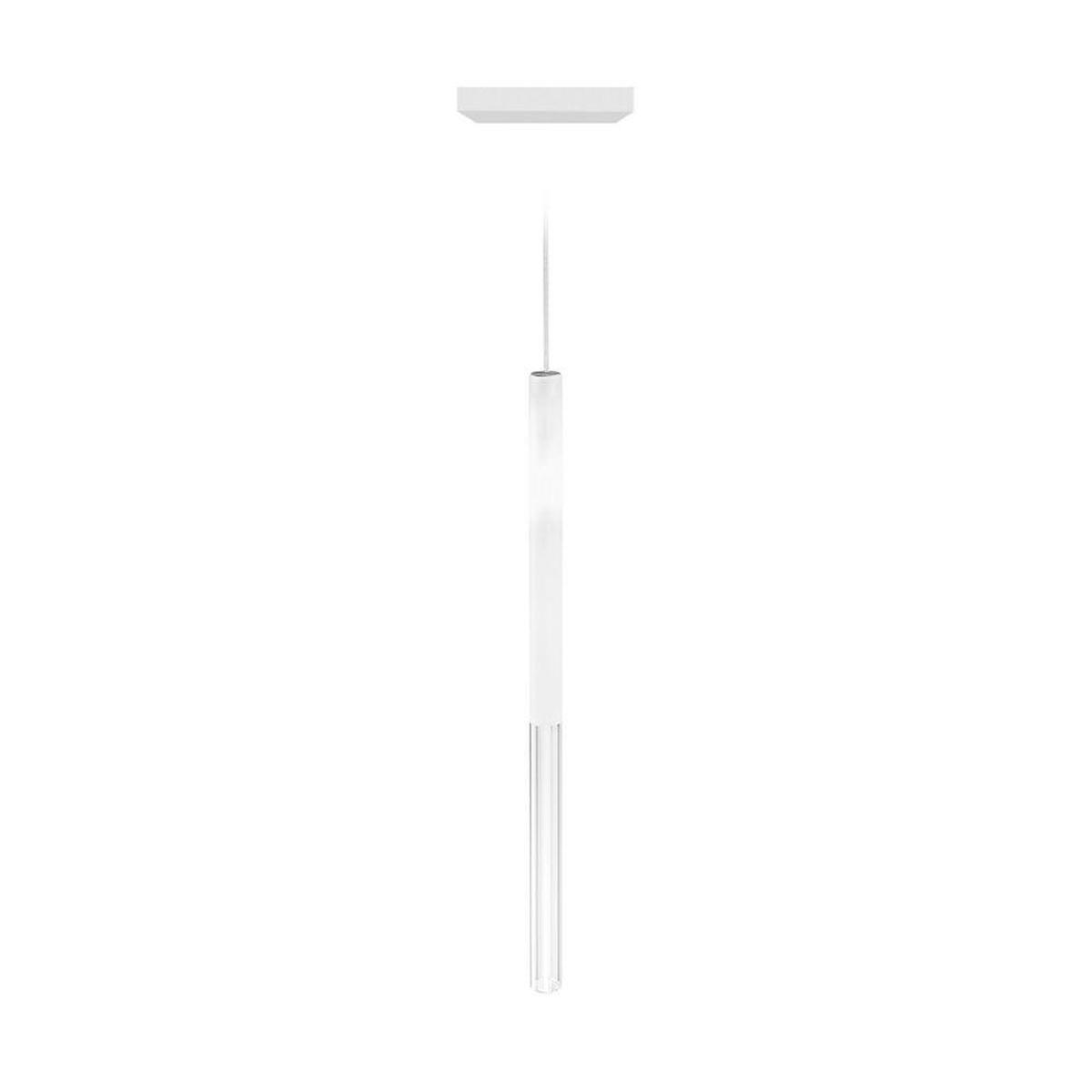 Panzeri Candle suspension lamp LED white by Silvia Poma