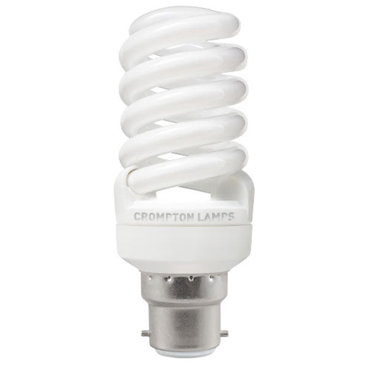 Crompton T2 Ultra Mini Spiral 15W B22d Very Warm White