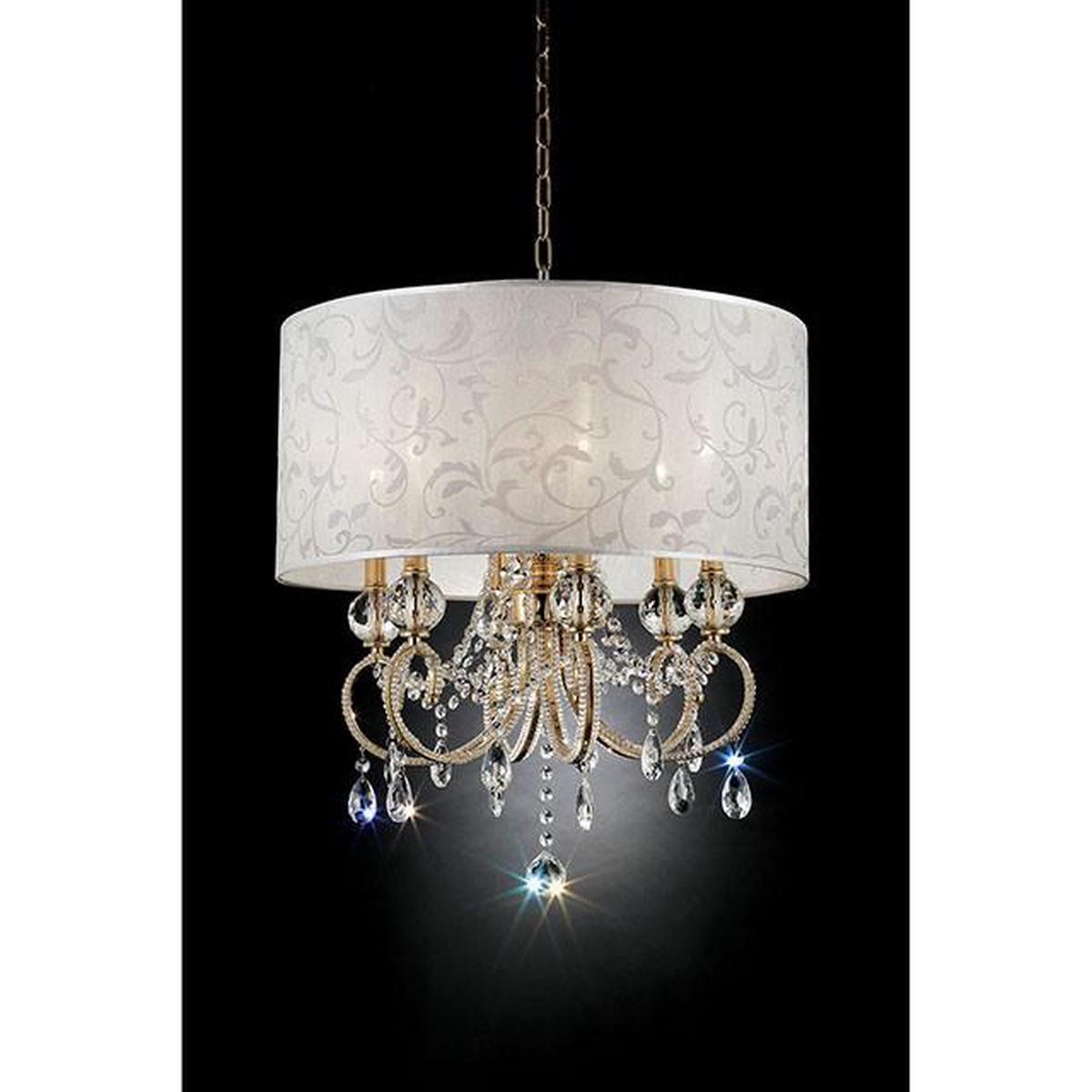 Deborah Gold 24.5″H Gold Ceiling Lamp