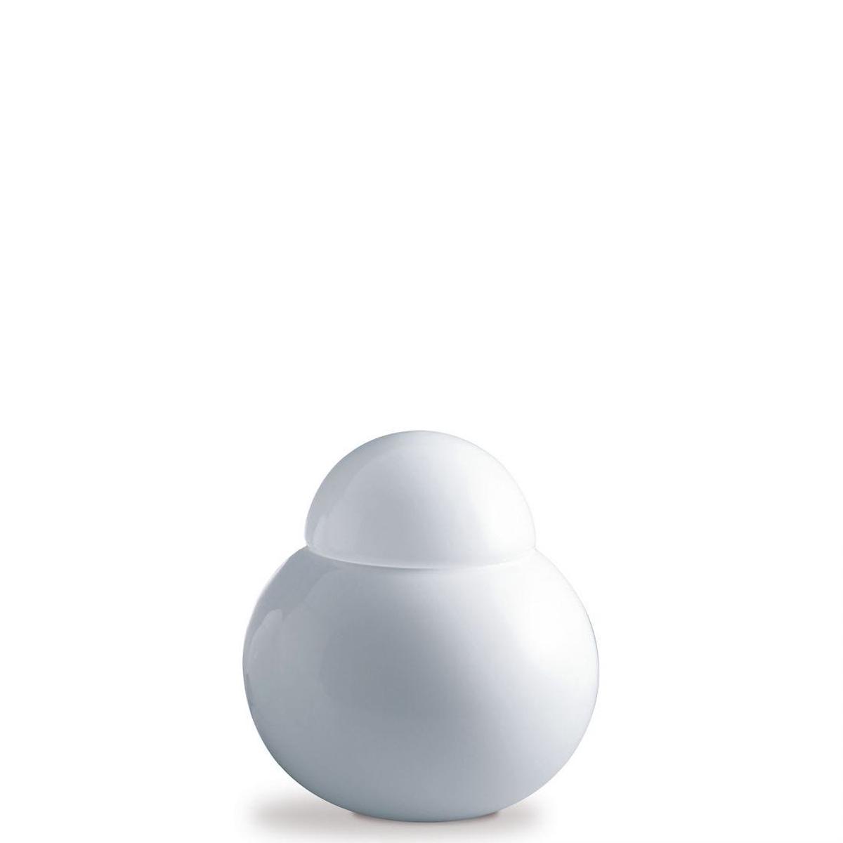 FontanaArte Daruma large white table lamp by Sergio Asti