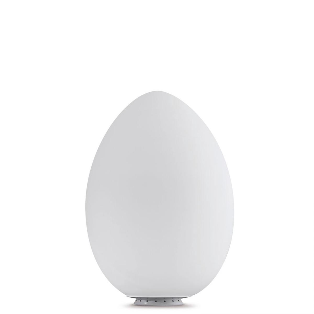 FontanaArte Uovo large white table lamp by Ben Swildens