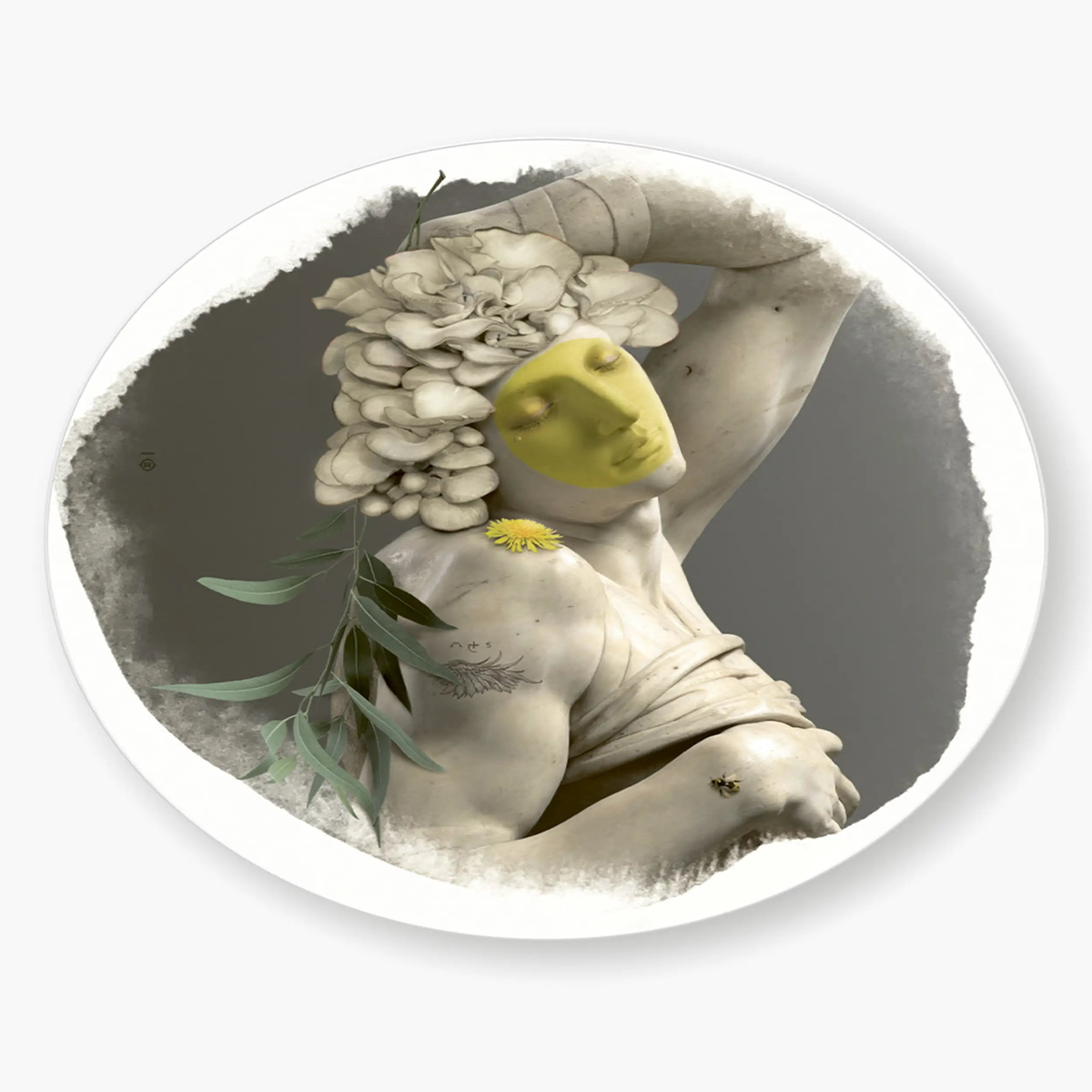 Ibride Les Sentiments Il Divino LED wall lamp/mirror