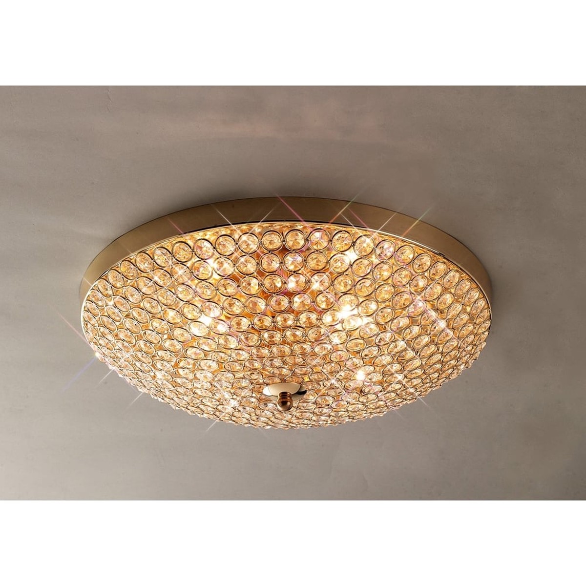 IL30756 Ava Ceiling 4 Light French Gold/crystal