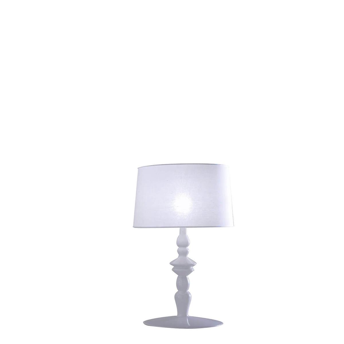 Karman Al e Bab table lamp C101 white linen