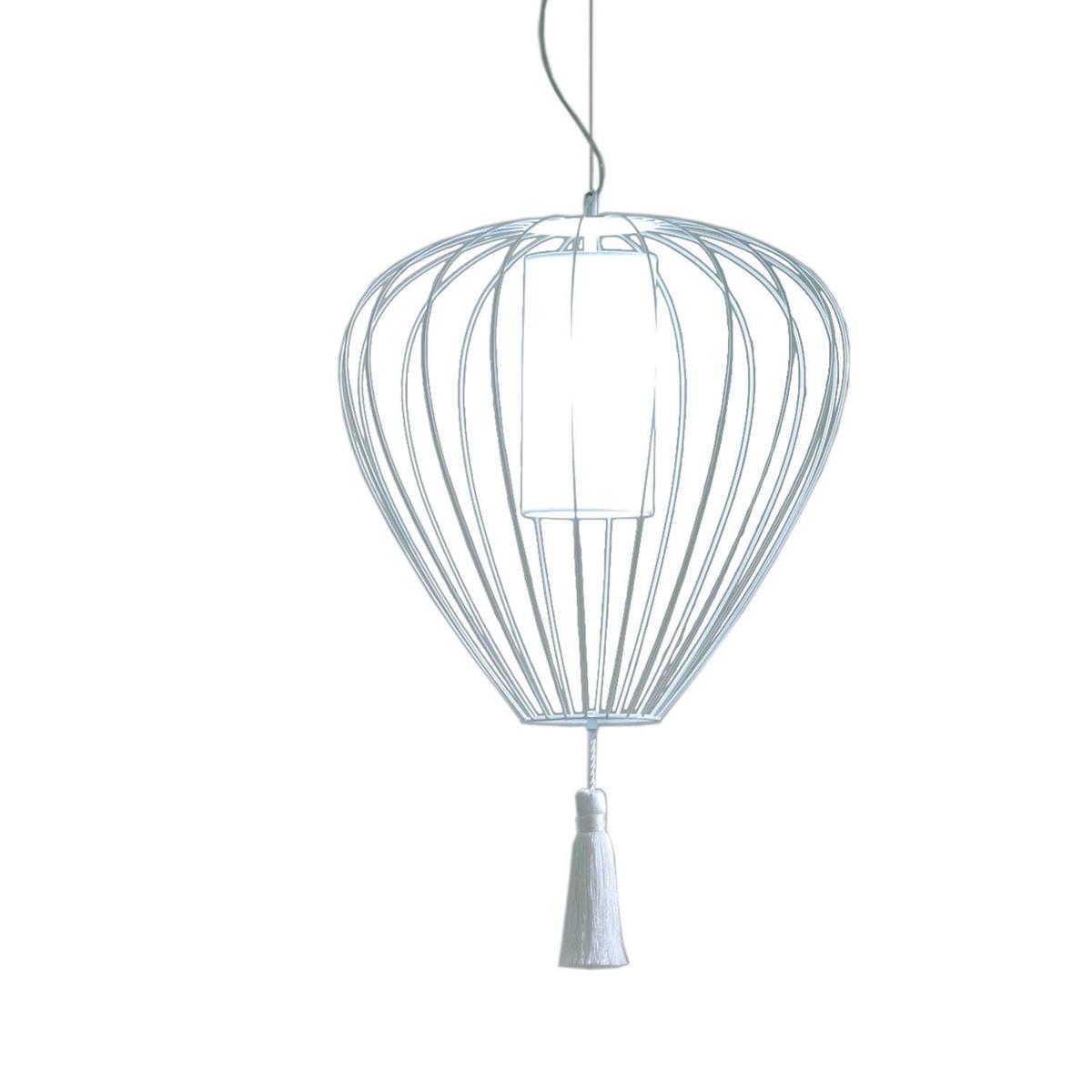 Karman Cell suspension lamp diam. 57 cm. with metallic thread