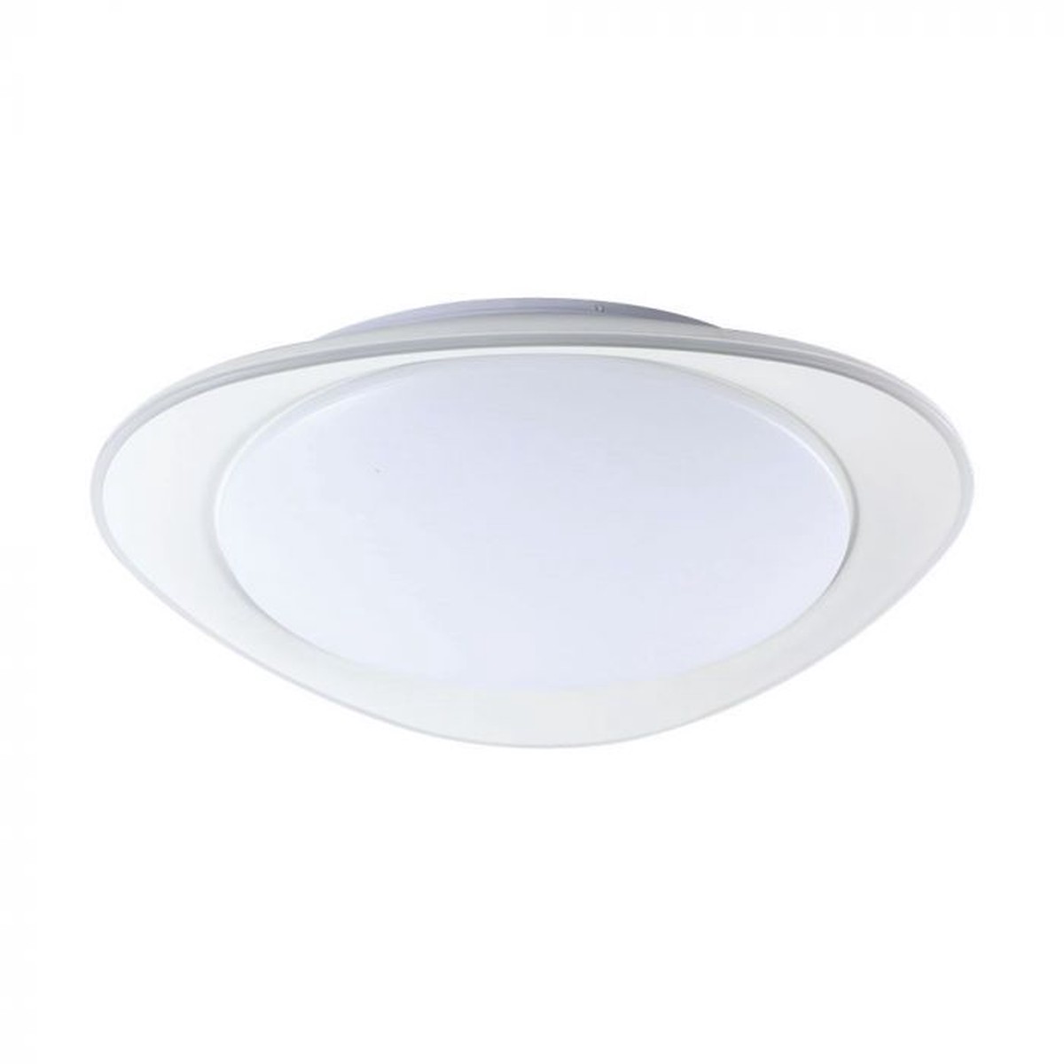 LED DESIGNER Ceiling Light with Remote Control CCT Changing 30/60/30W 6000lm 360 550x65mm DIMMABLE -PHANTOM WHITE COVER