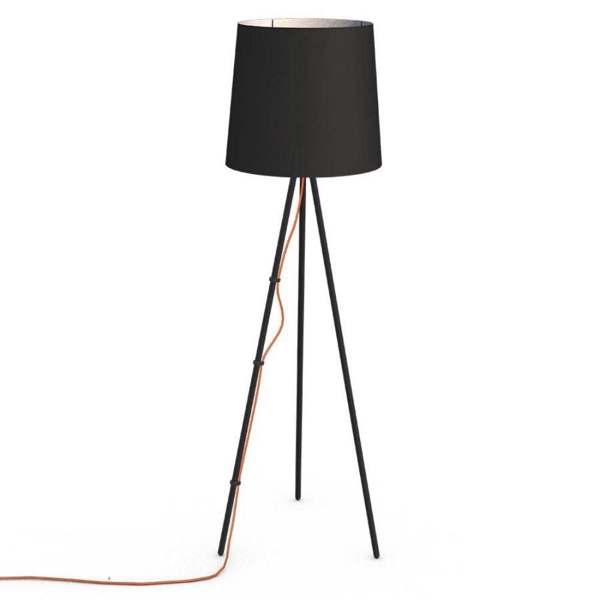 Martinelli Luce Eva floor lamp black/black
