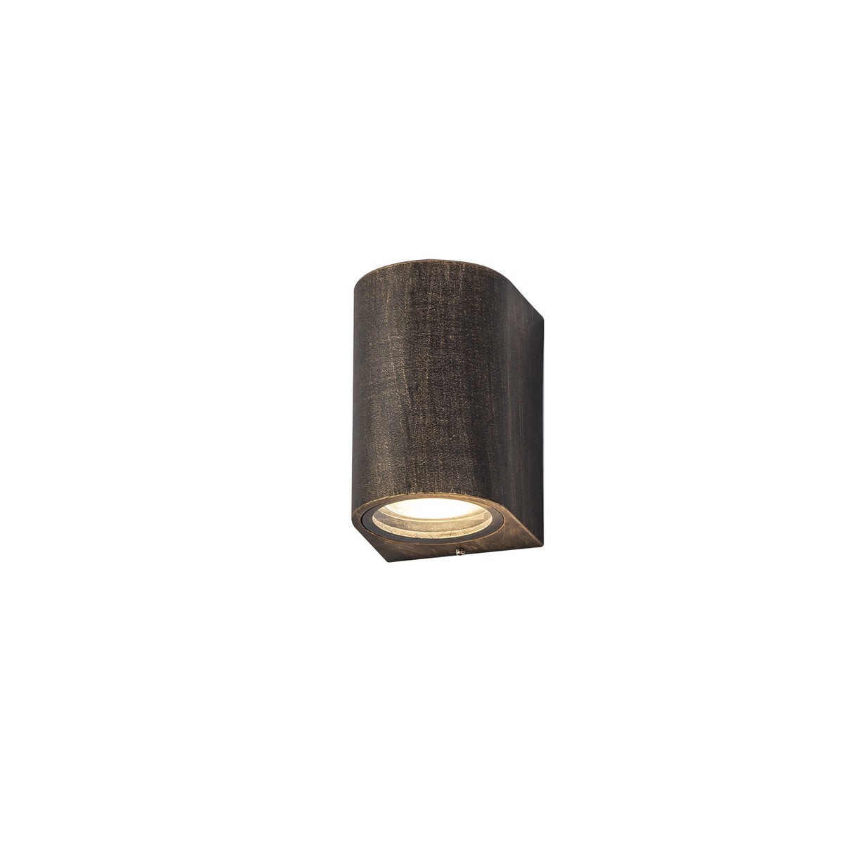 NL72219 Stella Outdoor Curved Wall Lamp 1 Light Black/Gold