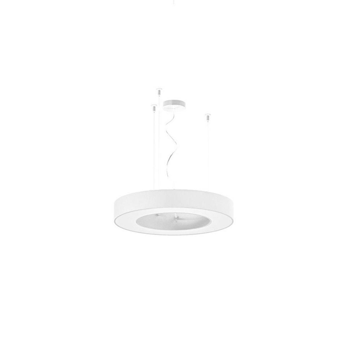 Panzeri Silver Ring suspension lamp LED diam. 50 cm