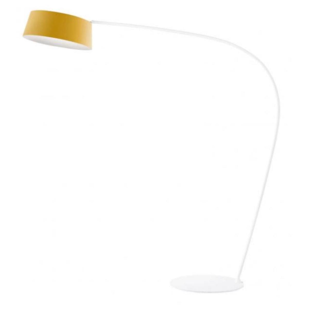 Stilnovo Oxygen floor lamp LED with curved rod