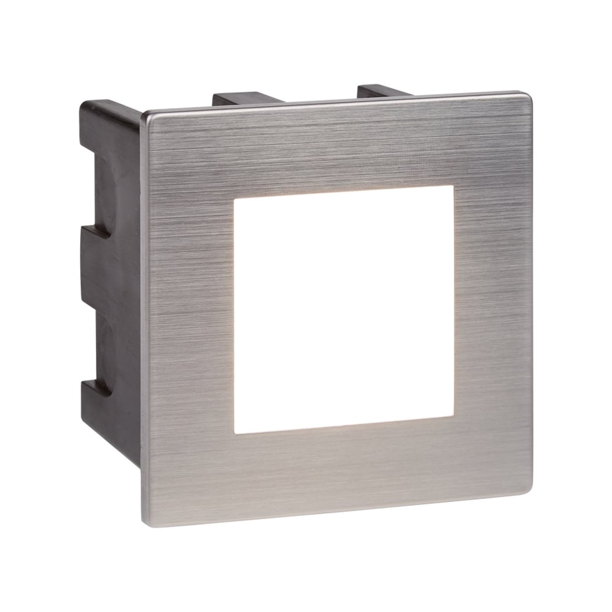 0761 Ankle Led Indoor/outdoor Recessed Square Chrome Opal White Diffuser