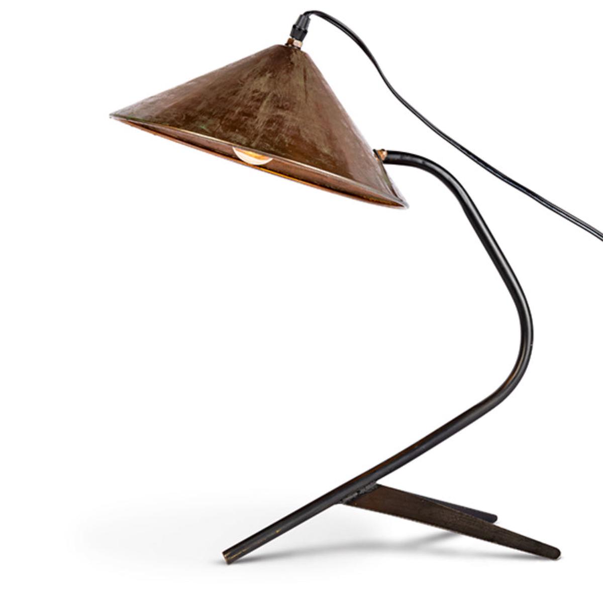 19″H Round Electric Lamp