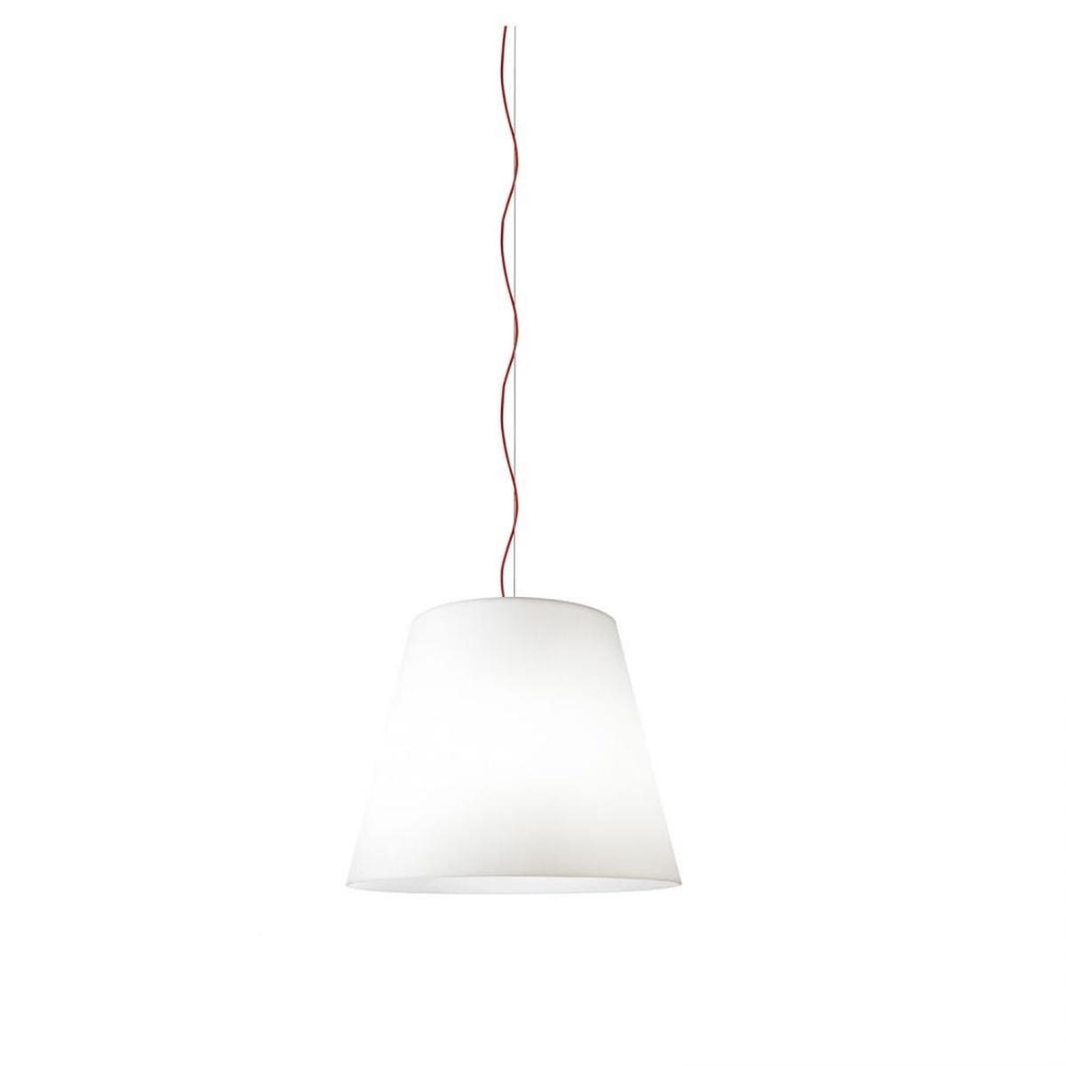 FontanaArte Amax small white suspension lamp by Charles Williams