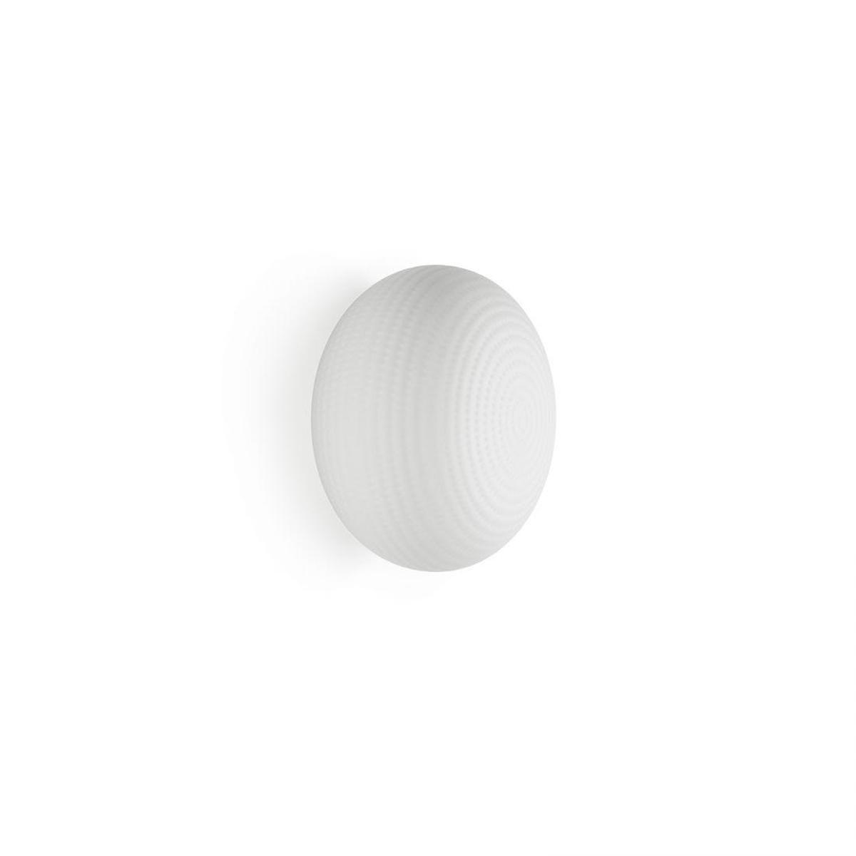 FontanaArte Bianca small white wall lamp by Matti Klenell