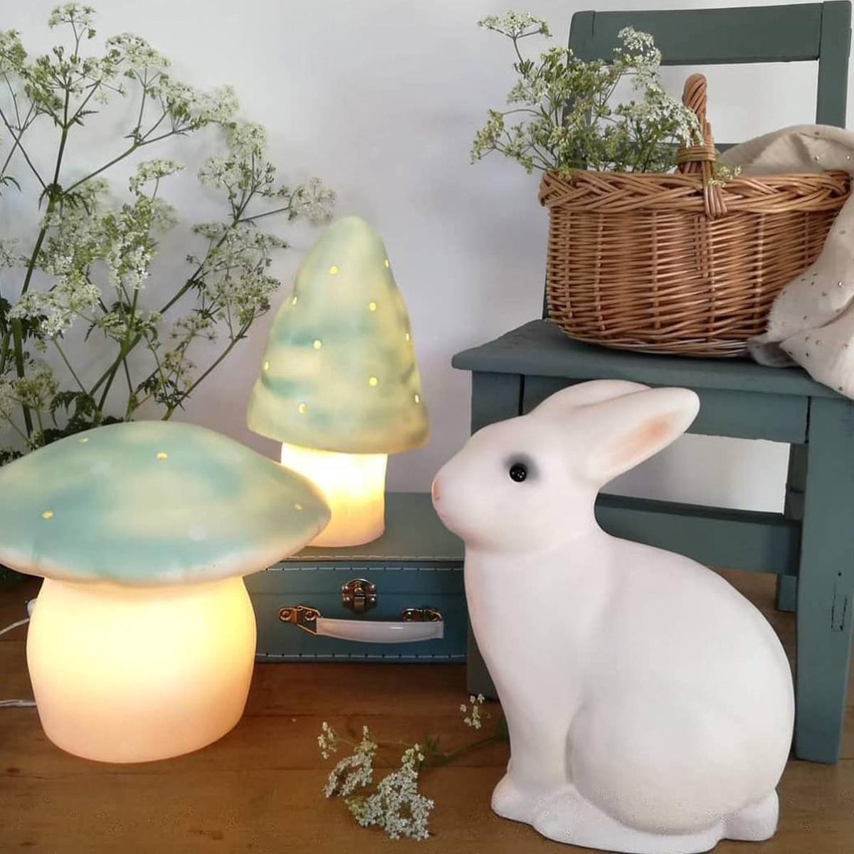 Heico Mushroom Night Light Lamp Large – Almond
