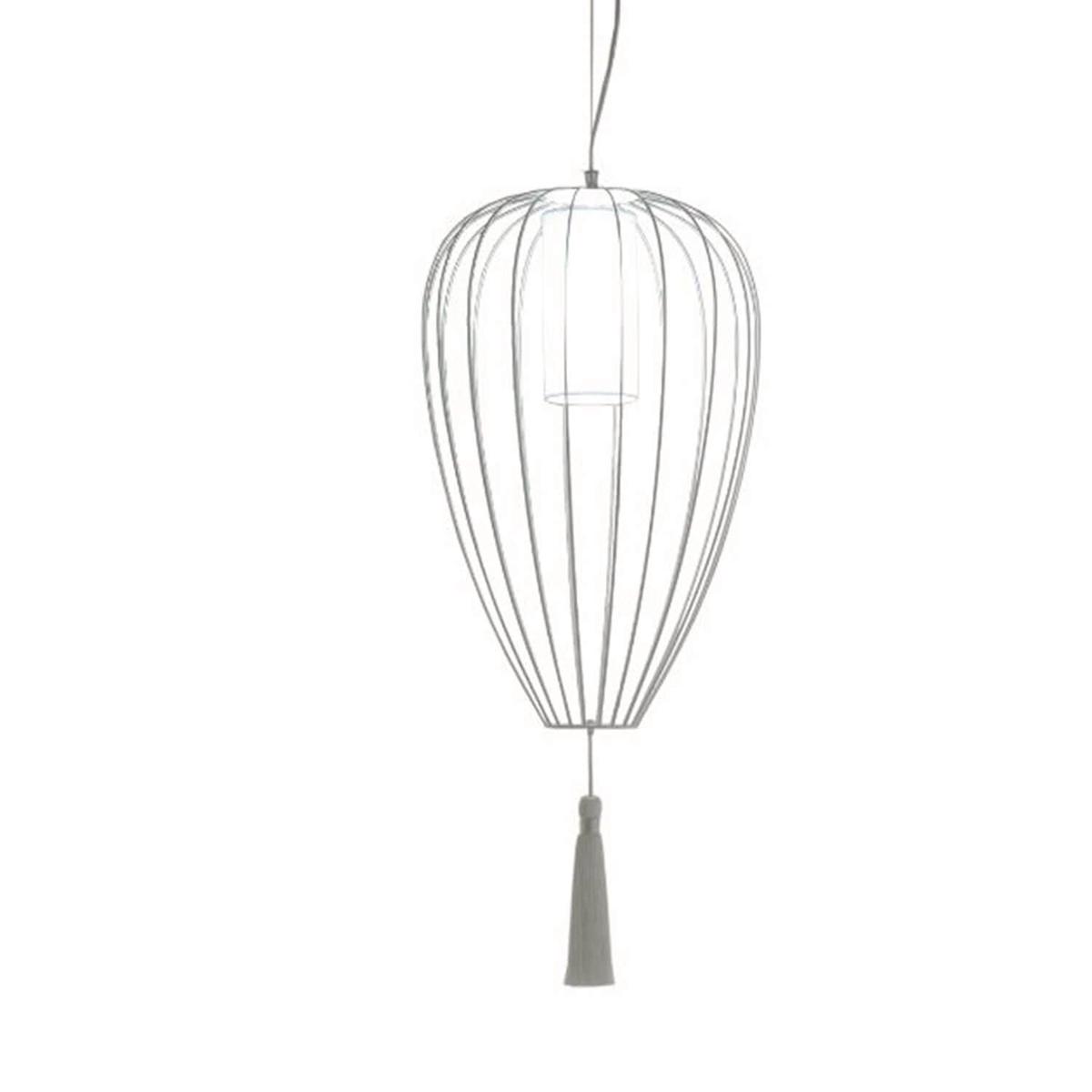 Karman Cell suspension lamp diam. 36 cm. with metallic thread