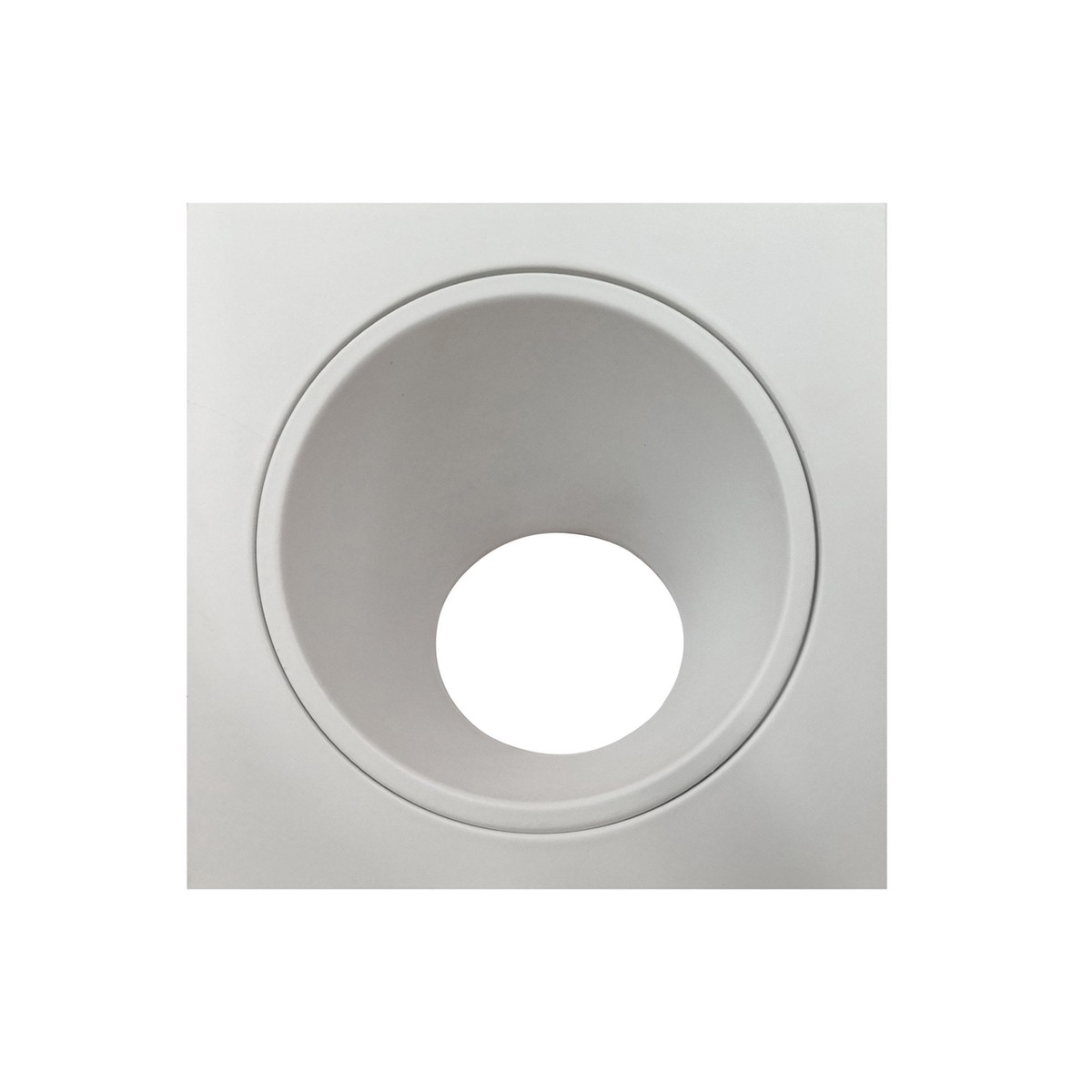 M6902 Brandon Recessed Downlight Square 1 Light Matt White