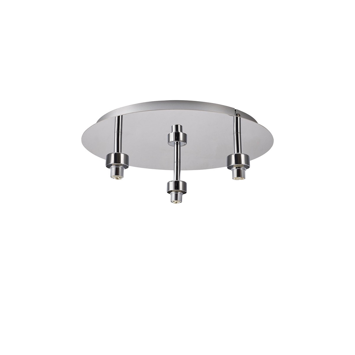 NL87529 Iona 3 Light Flush Ceiling Light Polished Chrome