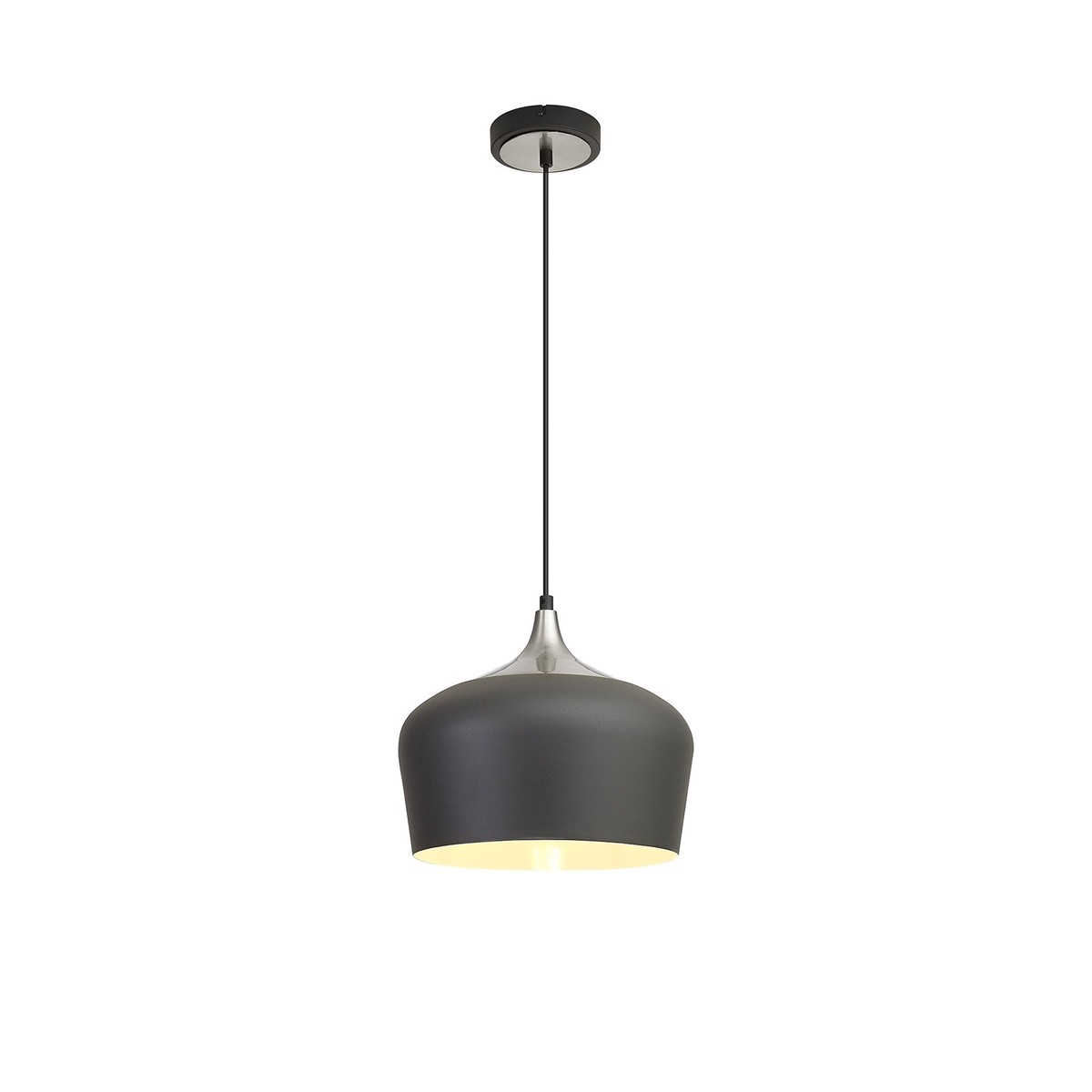 NL93039 Dadura 1 Light Pendant Anthracite Satin Nickel