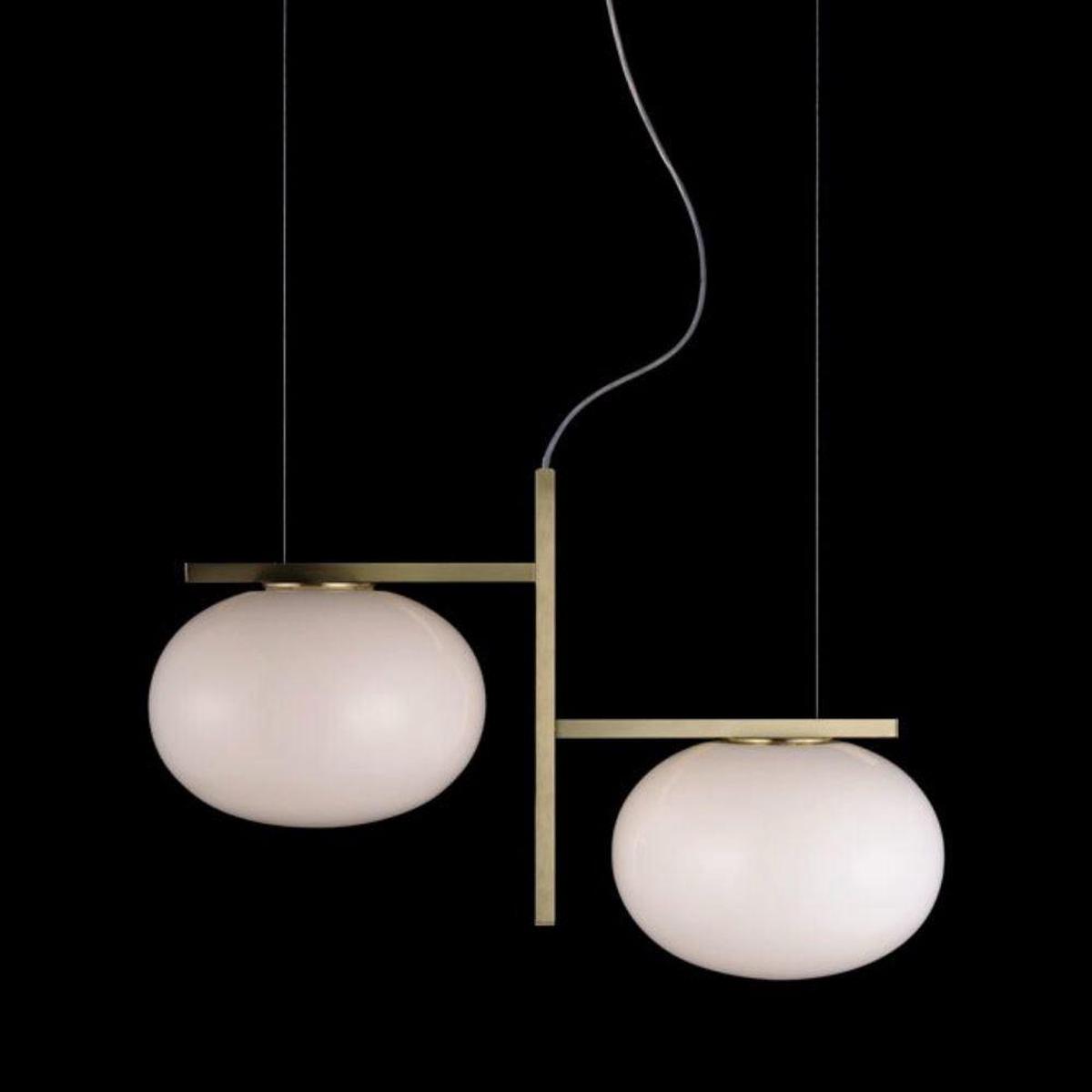 OLuce Alba 468 suspension lamp satin brass