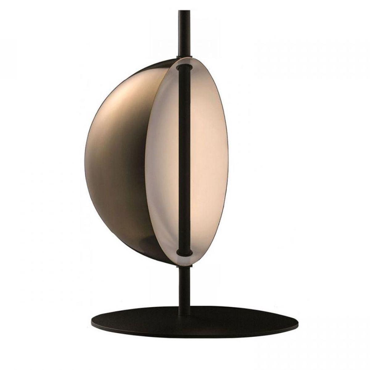 OLuce Superluna 297 LED table lamp brass by Victor Vasilev