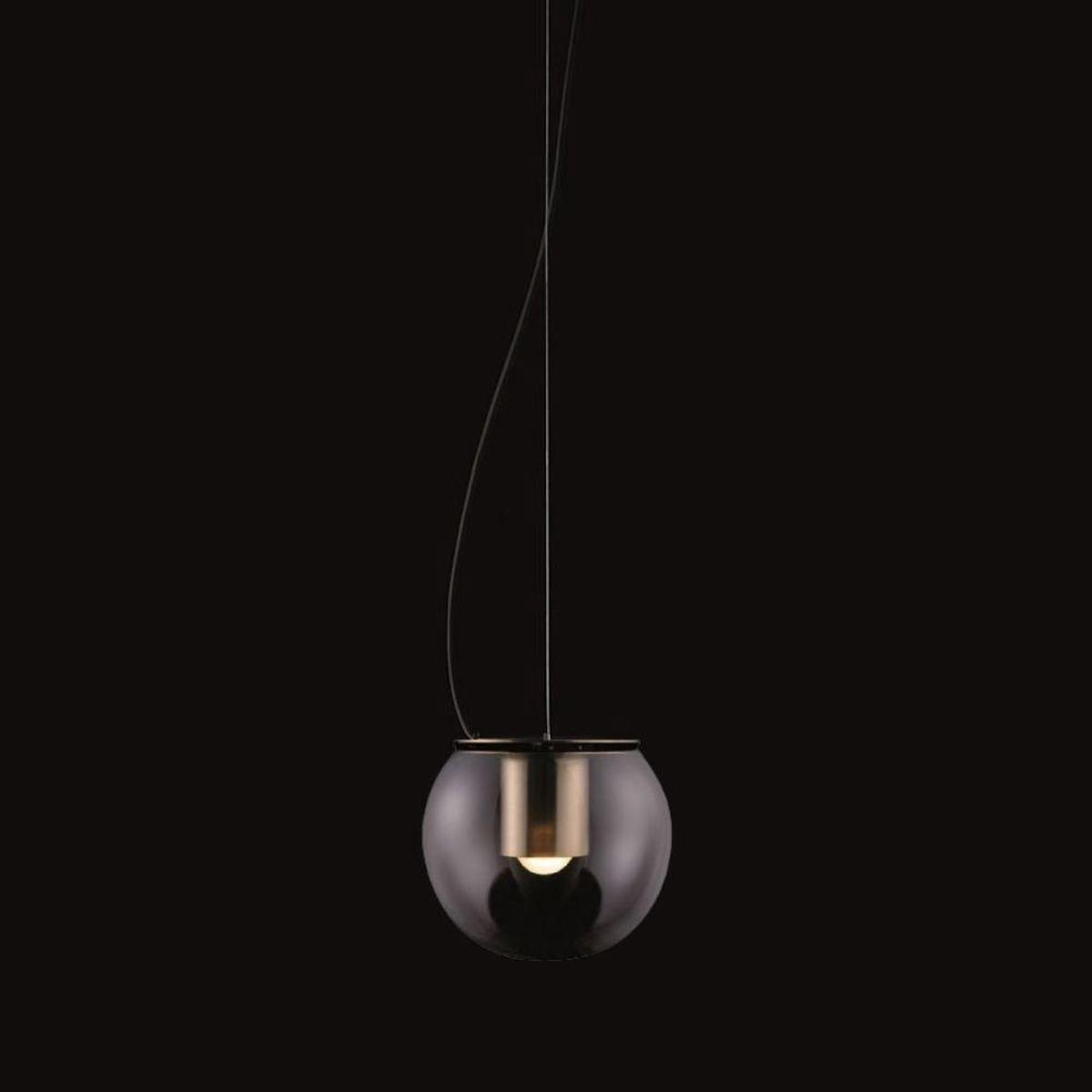 OLuce The Globe 827 suspension lamp gold/bronze diam 20 cm.