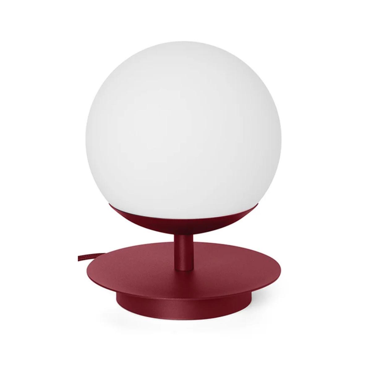 Plaat burgundy table lamp