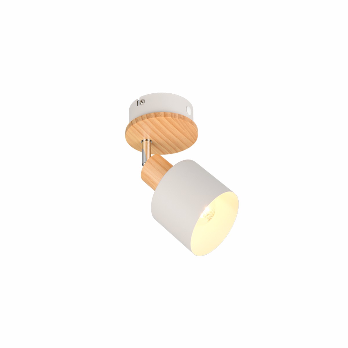 Shanti Wall/Ceiling Spotlight – Warm Grey