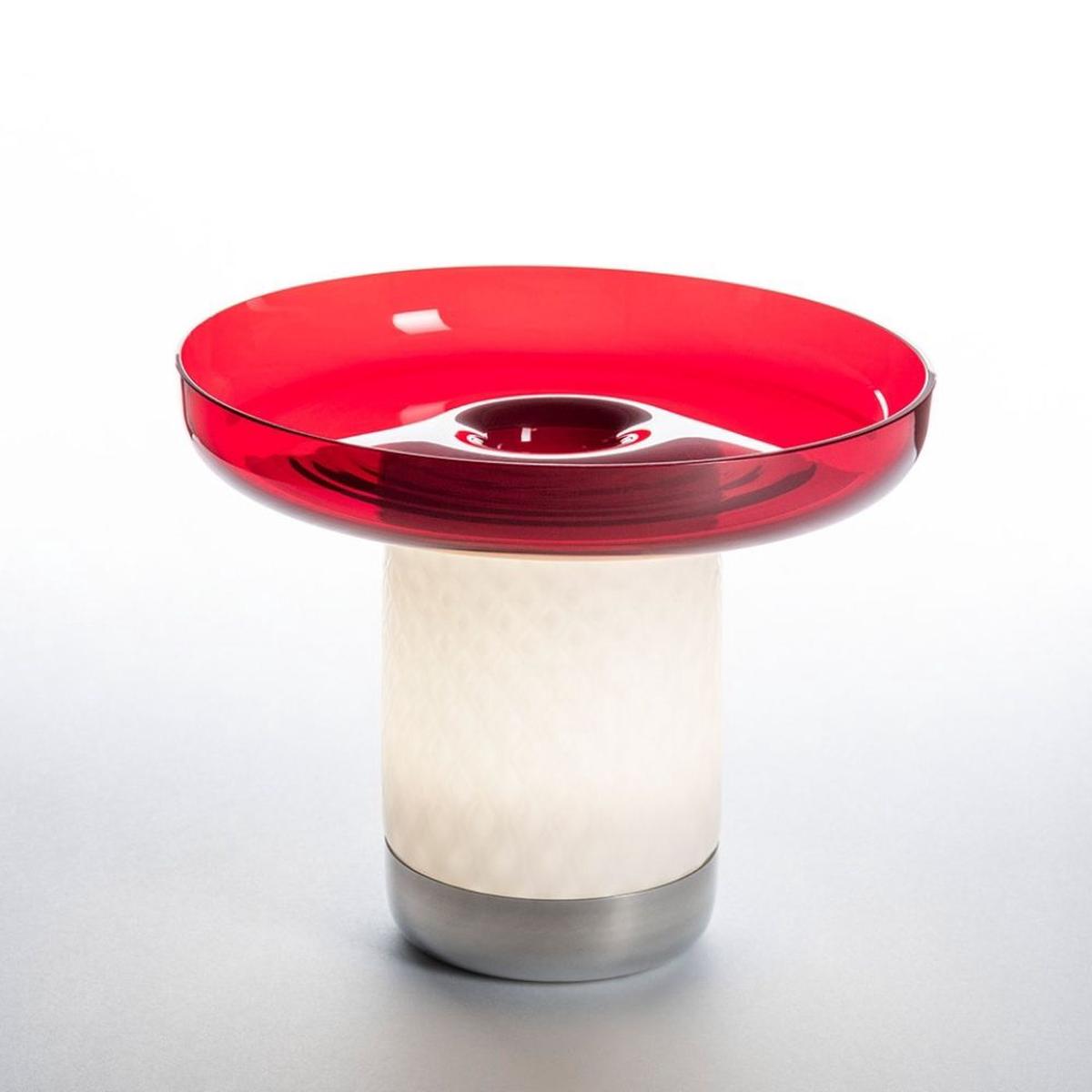 Artemide Bont LED portable table lamp with plate diam. 26 cm.